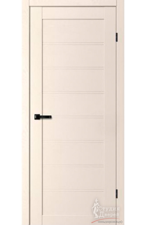 Полотно дверное AURA 212, покрытие Gloss Matt, глухое, цвет Сахара